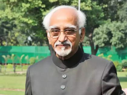 BJP's serious allegations against Former vice president Hamid Ansari for 'providing secret information to a Pakistani journalist' | Hamid Ansari: 'पाकिस्तानी पत्रकाराला गुप्त माहिती पुरवली', हमीद अन्सारींवर भाजपचा गंभीर आरोप