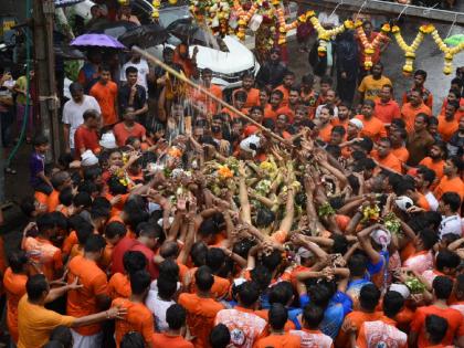 Historical Dahi Handi of Panvel's Bapat Wada at Ballaleshwar temple this year | पनवेलची बापट वाड्याची ऐतिहासिक दहीहंडी यावर्षी बल्लालेश्वर मंदिरात