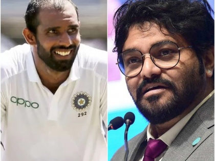india vs australia test series cricketer hanuma vihari corrected bjp mp babul supriyo wrong spelling while commenting on him | बाबुल सुप्रियो म्हणाले होते 'क्रिकेटचा हत्यारा'; हनुमा विहारीनं दोन शब्दांत दिलं भन्नाट उत्तर