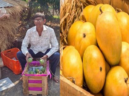 First box of Hapus mangoes from Ratnagiri in the market | खवय्यांसाठी खुशखबर! रत्नागिरीतून हापूस आंब्याची पहिली पेटी बाजारात