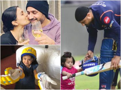 harbhajan singh retires from all cricket forms actor wife geeta basra shares post social media instagram twitter | Harbhajan Singh retires: निवृत्ती जाहीर केल्यानंतर अनोख्या पद्धतीनं भज्जीनं केलं सेलिब्रेट; पत्नीनं दिले इनिंगचे संकेत