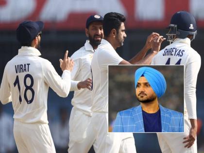 Harbhajan Singh defends indian batsman after poor show in Indore and Disagreement on rohit sharma statement  | IND vs AUS: "भारतीय गोलंदाज मेहनत नसून 'मजुरी' करत होते", हरभजनने फलंदाजांची केली पाठराखण 