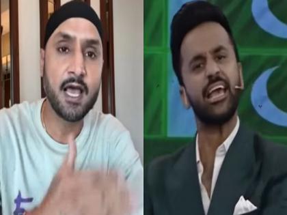 Watch: 'If you want to play, play, our team will not come to Pakistan', Harbhajan Singh angry in live show | 'आमचा संघ पाकिस्तानला पाठवणार नाही...', लाईव्ह शोमध्ये हरभजन सिंग संतापला