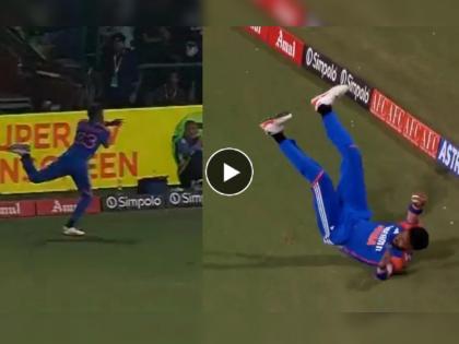 IND vs BAN 2nd T20 Hardik Pandya takes one handed running stunner to dismiss Rishad watch Video | Video: चेंडू हवेत जाताच हार्दिक पांड्या तुफान धावत सुटला, एका हाताने टिपला भन्नाट कॅच