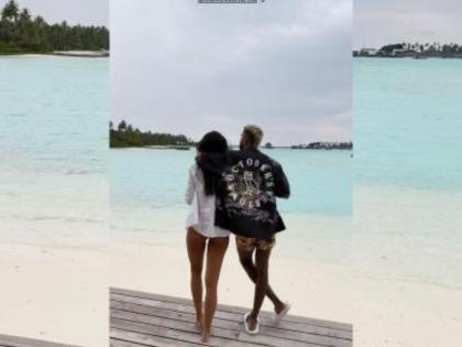  Hardik Pandya With Mahieka Sharma