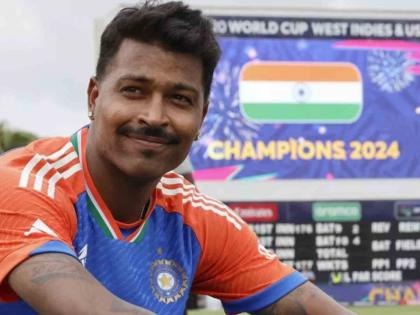 t20 world cup 2024 ind vs sa final Hardik Pandya expressed his feelings after winning the World Cup | 'जे लोक मला एक टक्काही...', हार्दिक पंड्याने विश्वचषक जिंकल्यानंतर आपल्या मनातील भावना व्यक्त केल्या