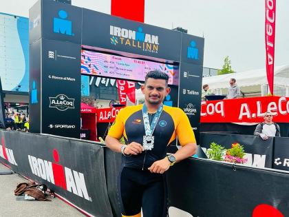 Another tour for Hardik in Virar, two full Ironman events in 14 days in Europe | विरारमधील हार्दिकच्या शिरपेचात आणखीन एक तुरा, युरोपमध्ये १४ दिवसांत दोन पूर्ण आयर्नमॅन स्पर्धा