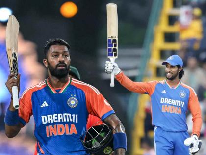 hardik pandya topples t20i all rounder list in icc rankings tilak varma in top 3 suryakumar yadav rankings after Ind vs sa series 2024 | Hardik Pandya Tilak Varma, ICC T20 Rankings: हार्दिक पांड्या बनला T20 क्रमावारीत नंबर १! तिलक वर्माचाही Top 3 मध्ये दिमाखात प्रवेश