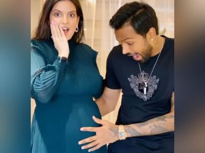 नताशाच्या 'बेबी शॉवर'ला हार्दिक पांड्याची फुल्ल टू धमाल; फोटो व्हायरल