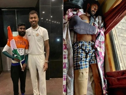 How Hardik Pandya helped his loyal fan who met with a serious accident ahead of Ind-SA T20I series | वाह रे पठ्ठ्या ; अपघातात गंभीर जखमी झालेल्या चाहत्याच्या मदतीला धावला हार्दिक पांड्या  