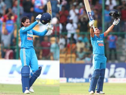 Harmanpreet Kaur becomes the FIRST ever Indian captain to score a century against South Africa in any format of women's international cricket, first time India has registered a 300+ team score in women's ODIs on home soil | स्मृतीपाठोपाठ हरमनप्रीत कौरचाही पराक्रम! भारतीय संघाने मोडला २० वर्षांपूर्वीचा मोठा विक्रम