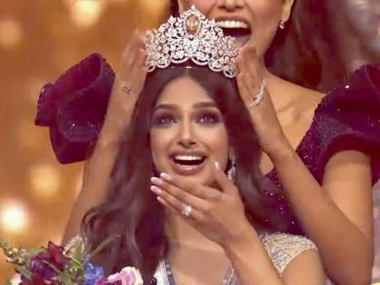 miss universe 2021 harnaaz sandhu answer on climate change | Miss Universe 2021: 'या' एका उत्तरामुळे हरनाज संधूने पटकावला Miss Universeचा खिताब