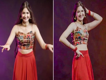 Bajrangi Bhaijaan Munni Harshaali Malhotra Dance On What Jhumka Song From Film Rocky Aur Rani Kii Prem Kahaani | 'व्हॉट झुमका' गाण्यावर हर्षालीचा भन्नाट डान्स; 'मुन्नी'चे ट्रांसफॉर्मेशनपाहून चकीत व्हाल...