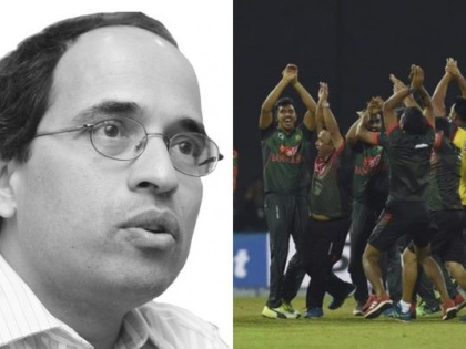 Harsha Bhoghale said umpires are liable for bangladesh cricketrs fight | हर्षा भोगलेंनी धरले मैदान्यातील राड्याला पंचांनाच जबाबदार