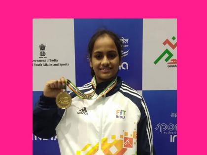 harshada garud wins gold in Youth Play India competition khelo india sport | हर्षदाची पुन्हा 'गरुड'झेप! ग्रीसनंतर आता खेलो इंडिया स्पर्धेत सुवर्णपदक