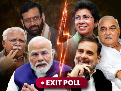 Haryana Assembly Election 2024, Exit Poll: Exit poll for the ruling BJP in Haryana, Congress will make a big splash  | Exit Poll: हरियाणामध्ये सत्ताधारी भाजपासाठी एक्झिट कौल, कांग्रेस मारणार जोरदार मुसंडी 