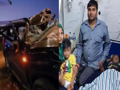 चमत्कार! अपघातात अपहरण केलेले दोन चिमुकले वाचले, तर तीन अपहरणकर्त्यांचा जागीच मृत्यू - Marathi News | Two boys kidnapped; Three kidnappers killed in car accident, both children safe | Latest national News at Lokmat.com