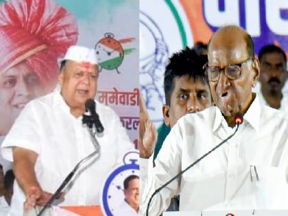 He wanted to defeat Hasan Mushrif one hundred percent Sharad Pawar appeal to Gadhinglaj-Kagalkar | मुश्रीफ यांना शंभर टक्के पाडायचं, शरद पवार यांचे गडहिंग्लज-कागलकरांना आवाहन 