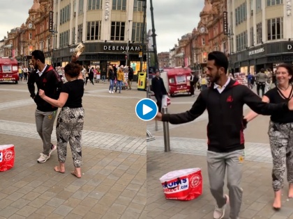 Watch: Viral Video Of Pakistan Pacer Hasan Ali Dancing With Street Musicians | पाकिस्तानचा गोलंदाज हसन अली बनला 'स्ट्रीट डान्सर'; Video Viral 