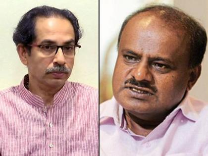 Uddhav Thackeray raised question Over karnataka cm H D kumaraswamy proposes second capital status belgium | 'बेळगाव'वर नवा हल्ला! महाराष्ट्र सरकार काय करतेय?, उद्धव ठाकरेंचा सवाल