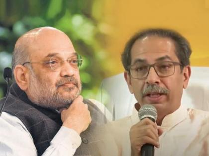 Union Home Minister Amit Shah has criticized former CM Uddhav Thackeray. | नांदेडमधून अमित शाह यांचं उद्धव ठाकरेंना आव्हान; मुस्लीम आरक्षण अन् युतीवरुनही हल्लाबोल!