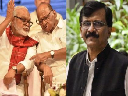 NCP leader Chhagan Bhujbal has criticized Thackeray group leader Sanjay Raut | 'तुमचं जेवढं आयुष्य, तेवढं शरद पवारांचं राजकारण'; छगन भुजबळांनी संजय राऊतांना सुनावलं!