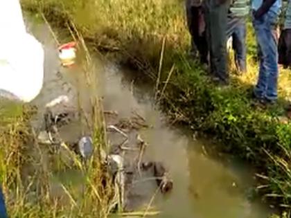 Two youths killed after motorcycle falls into a ditch; The incident of Rengepar in Lakhni taluka | मोटरसायकल नालीत कोसळून दोन तरुण ठार; लाखनी तालुक्यातील रेंगेपारची घटना 