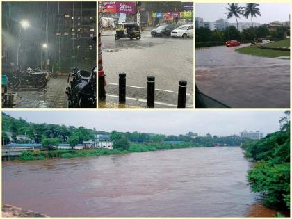 Heavy rain in Pune All the dams are 100 percent full, water discharge in Mutha river will increase | पुण्यात पावसाचा धुमाकूळ! धरणे १०० टक्के भरली, मुठा नदीत पाण्याचा विसर्ग वाढणार