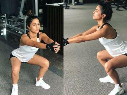 Hina Khan gets TROLLED for posting hot Gym Video On Social Media | हिना खानने दाखवले अॅब्स,तर नेटीझन्सने दिल्या अशा कमेंटस्