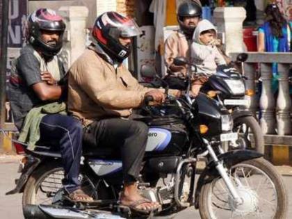 without helmet actions with 5 thousand in a day at Pune | पुण्यात हेल्मेटसक्ती जोरात सुरू, दिवसभरात ७४९० वाहनचालकांवर कारवाई