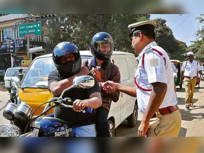 BJP sarcastically slams Helmet for both Decision in Mumbai two wheeler double seat Police Commissioner | Helmet in Mumbai: "दुचाकीवरील दोघांनाही हेल्मेट सक्ती म्हणजे 'आजार म्हशीला आणि औषध..."; भाजपाची खोचक टीका