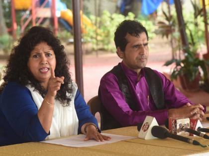 Half of 29 trees were read by Bollywood playback singer Hema | बॉलिवूड पार्श्वगायिका हेमाच्या आंदोलनामुळे 29 झाडे वाचली