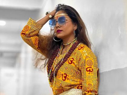 marathi actress hemangi kavi shared her new look photo goes viral | गळ्यात रुद्राक्षाची माळ, डोळ्यावर गॉगल अन्...; सुप्रसिद्ध मराठी अभिनेत्रीला ओळखलं का? म्हणते, "आयुष्य जेव्हा.."