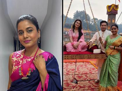 marathi actress hemangi kavi to play important role in kaise muze tum mil gayi hindi serial | हेमांगी कवीला लॉटरी लागली! अभिनेत्रीची हिंदी मालिकेत वर्णी, सेटवरील फोटो शेअर करत म्हणाली...