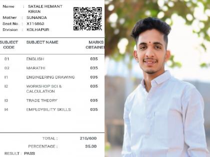 Hemant Satale from Atpadi Sangli scored 35 percent marks in all subjects in Class 12th | वा रे पठ्ठ्या! बारावीत सर्व विषयात ३५ टक्के; सांगलीतील कौठुळी गावचा हेमंत सटाले चर्चेत Hemant Satale from Atpadi Sangli scored 35 percent marks in all subjects in Class 12th | वा रे पठ्ठ्या! बारावीत सर्व विषयात ३५ टक्के; सांगलीतील कौठुळी गावचा हेमंत सटाले चर्चेत