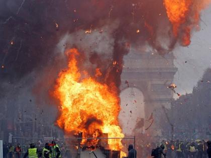 France Fuel Protest: इंधन दरवाढीमुळे फ्रान्समध्ये हिंसक आंदोलन
