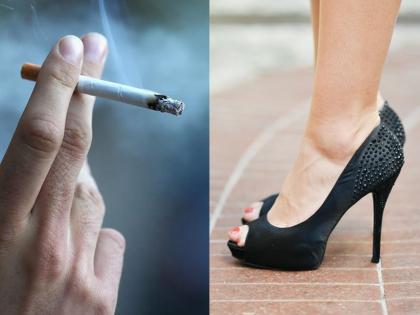 High heels and smoking also causes of back pain | हाय हिल्स आणि धुम्रपानामुळेही होऊ शकते कंबरदुखी; वेळीच बदला सवयी