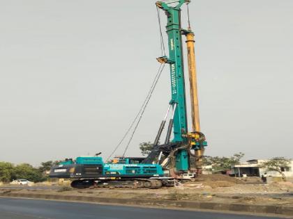 Flyover work started at Top on Pune Bangalore National Highway | Kolhapur- पुणे-बंगळूरु राष्ट्रीय महामार्ग: टोप येथे उड्डाणपूलाचे काम सुरू, ग्रामस्थांची मागणी अखेर पुर्ण