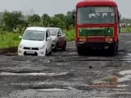 why did the mumbai goa highway go into a pit | मुंबई-गोवा महामार्ग का गेला खड्ड्यात?