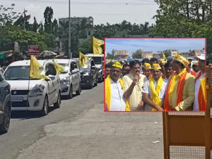 Thousands of OBC brothers left for Vadigodri from Hingoli in support of Laxman Hake | हिंगोलीतून लक्ष्मण हाके यांच्या समर्थनार्थ हजारो ओबीसी बांधव वडीगोद्रीकडे रवाना