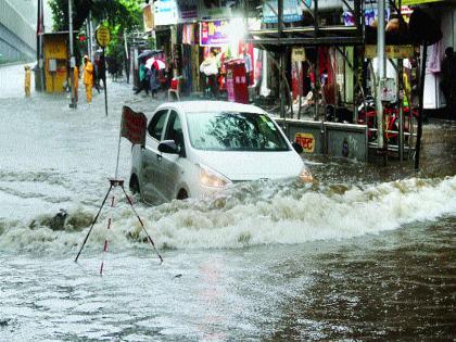 In the first rains, the municipal policeman, Nalasheeda claims to be a failure | पहिल्याच पावसात महापालिकेची पोलखोल, नालेसफाईचे दावे ठरले फोल