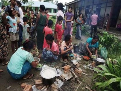 500 Hindus flee from Myanmar due to racial violence | वांशिक दंगलींमुळे म्यानमारमधील 500 हिंदूंचे बांगलादेशात पलायन