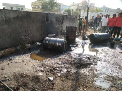 Tar coal drum blast, four laborers seriously injured in Hingna area of Nagpur | नागपूरनजीकच्या हिंगणा भागात डांबर ड्रम ब्लास्ट, चार मजूर गंभीर जखमी