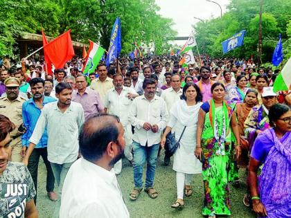 All Party morcha against 'EVM' in Hingna near Nagpur | नागपूरनजीक हिंगण्यात ‘ईव्हीएम’ विरोधात सर्वपक्षीय मोर्चा