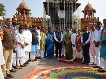 Chhatrapati Shivaji statue unveiled | छत्रपती शिवरायांच्या पुतळ्याचे अनावरण