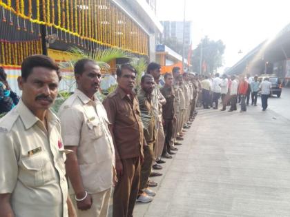 Dadar "Hirakani" (Asiad) bus station inaugurated ...! | दादर 'हिरकणी' (एशियाड) बस स्थानकाचे उद्घाटन संपन्न