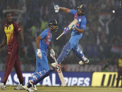 IND vs WI 2nd T20: How Rohit Sharma's done World Record Centuries, see this video | IND vs WI 2nd T20 :रोहित शर्माचे विश्वविक्रमी शतक कसे झाले, पाहा हा व्हिडीओ