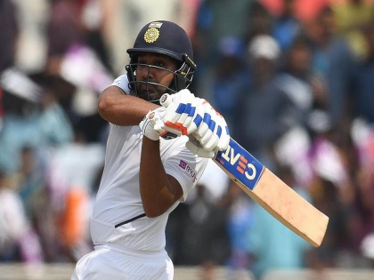 India vs South Africa, 3rd Test: Rohit Sharma's first double century in Test cricket | India vs South Africa, 3rd Test : रोहित शर्माचे कसोटीतील पहिले द्विशतक, षटकार खेचून केला विक्रम