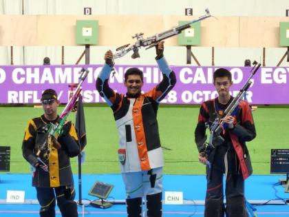 Rising star of shooting competition "Rudraksh Patil", fast track towards Olympic competition! | शुटिंग स्पर्धेतील उभरता तारा "रुद्राक्ष पाटील", ऑलिम्पिक स्पर्धेच्या दिशेने वेगवान वाटचाल!