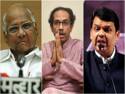 Maharashtra Politics: Unrest among Shiv Sena MLAs; Uddhav Thackeray and Sharad Pawar met on Varsha, while Fadnavis went on Raj Bhavan | शिवसेनेच्या आमदारांत अस्वस्थता; उद्धव ठाकरे, शरद पवार यांच्यात वर्षावर, तर फडणवीसांची राजभवनावर खलबते